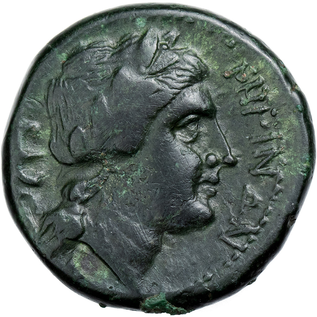 Bruttium, Hexas, ca. 351-280 BC, Rhegion, Bronzo, BB, HGC:1-1682
