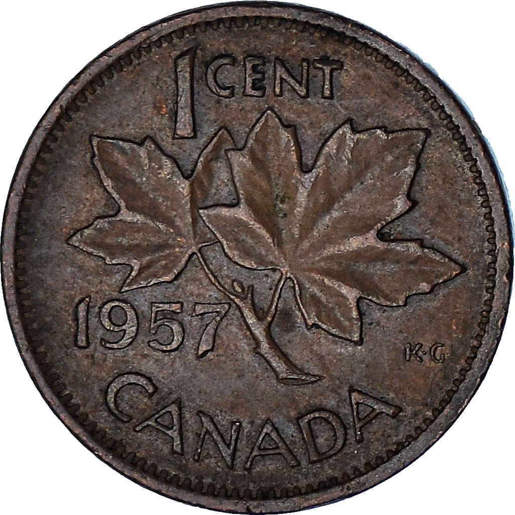 Canada, Cent, 1957