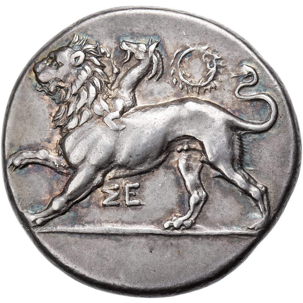 Sikyonia, Stater, ca. 335-330 BC, Sikyon, Argento, BB+, HGC:5-201