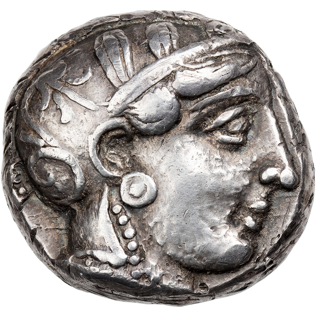 Attica, Tetradrachm, ca. 400-353 BC, Athens, Argento, BB, HGC:4-1598