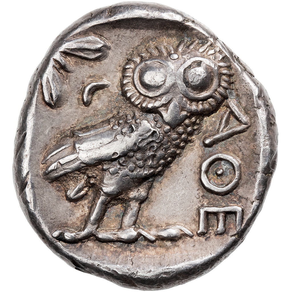 Attica, Tetradrachm, ca. 400-353 BC, Athens, Argento, BB, HGC:4-1598
