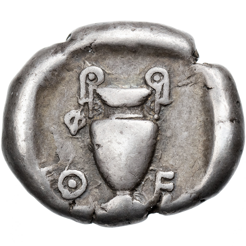 Boeotia, Stater, ca. 425-400 BC, Thebes, Silver, VF(20-25), HGC:4-1325