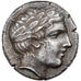 Chalkidian League, Tetradrachm, 420-365 BC, Olynthus, Srebro, AU(55-58)