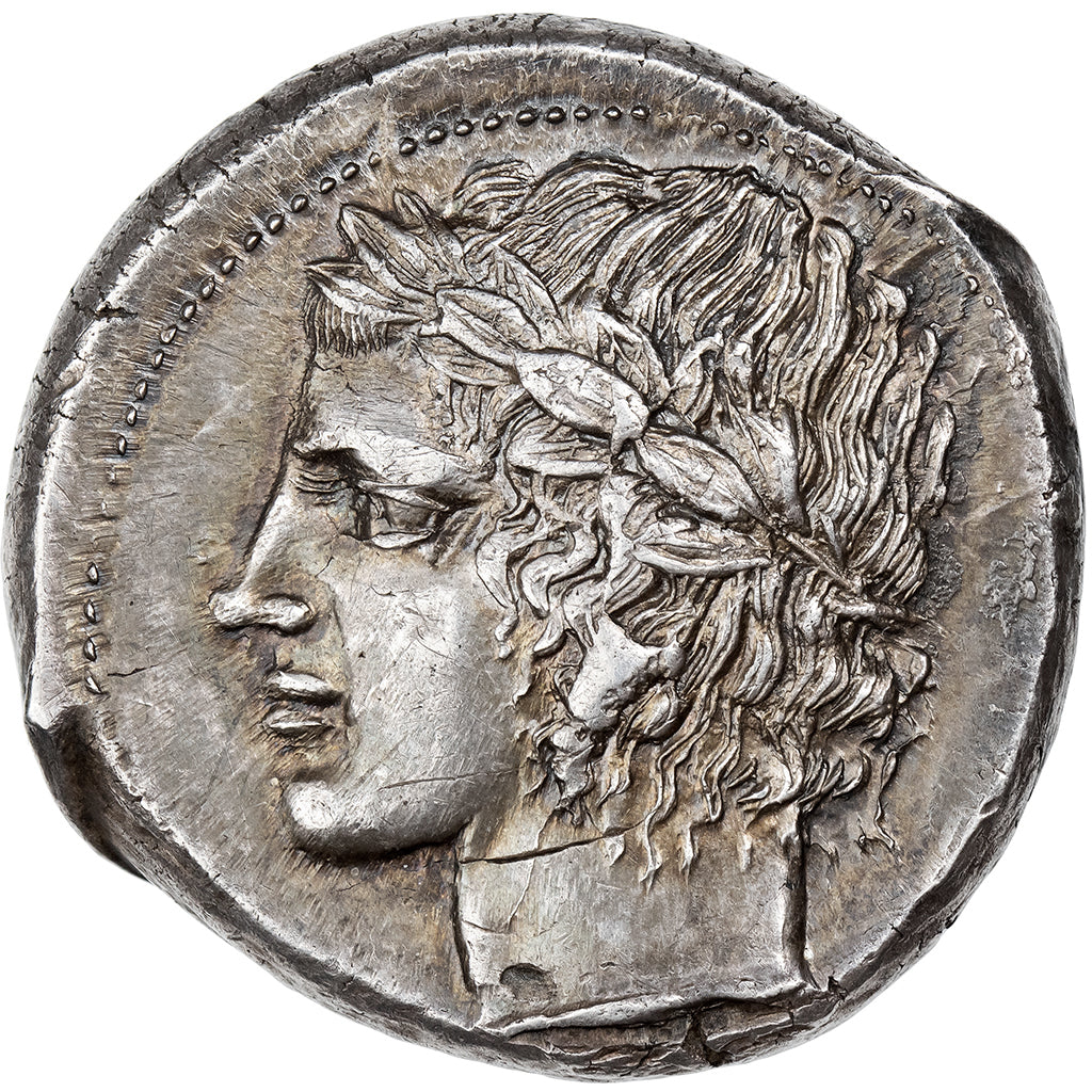 Sycylia, Tetradrachm, 455-430 BC, Leontini, Srebro, AU(50-53), HGC:2-671