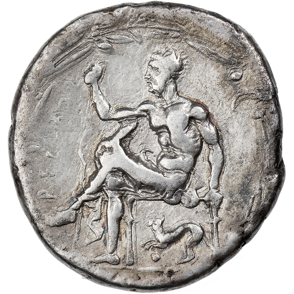 Bruttium, Tétradrachme, v. 425-420 av. J.-C., Rhegion, Argent, TB+, HGC:1-1636