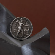 Bruttium, Stater, ca. 550-480 BC, Kaulonia, Srebro, AU(50-53), HGC:1-1416