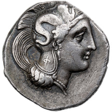 Lucanië, Stater, 300-280 BC, Thourioi, Zilver, FR+, HN Italy:1870