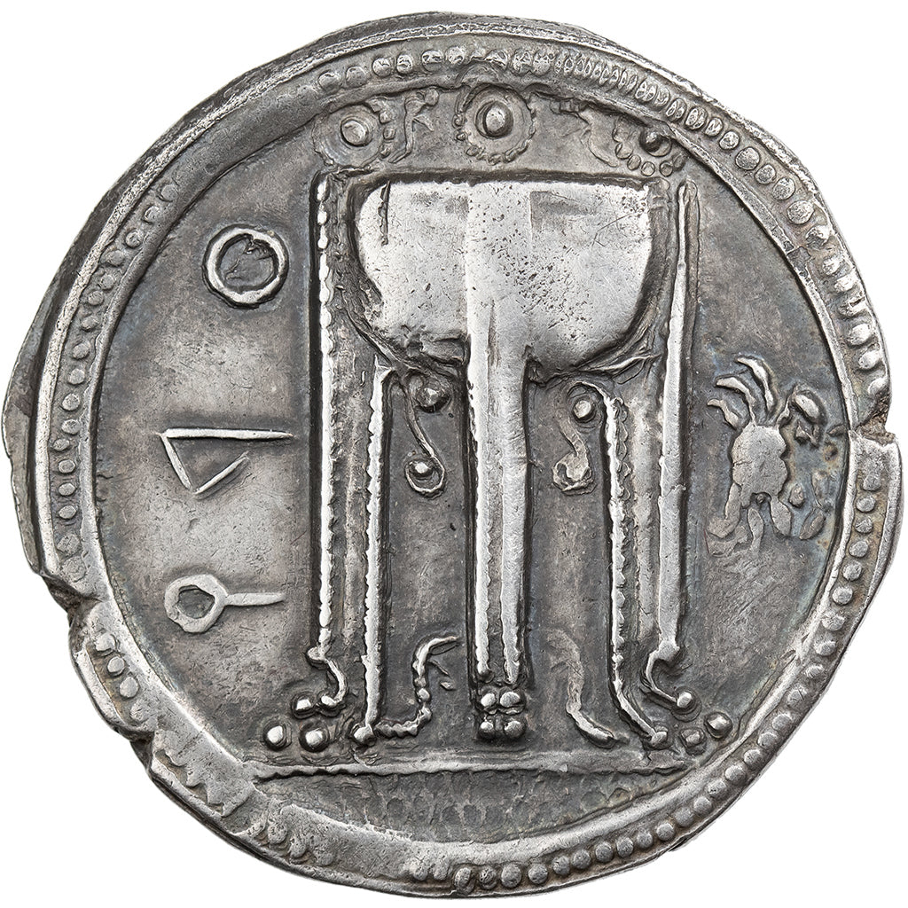 Bruttium, Nomos, ca. 530-500 BC, Kroton, Silver, EF(40-45), HGC:1-1444