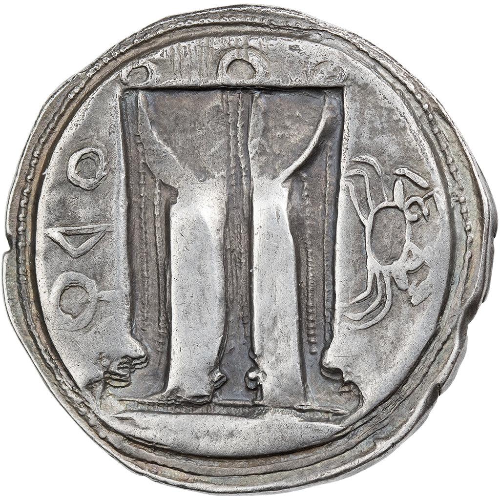 Bruttium, Nomos, ca. 530-500 BC, Kroton, Silver, EF(40-45), HGC:1-1444