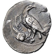 Bruttium, Nomos, ca. 425-380 BC, Kroton, Srebro, AU(50-53), HGC:1-1458