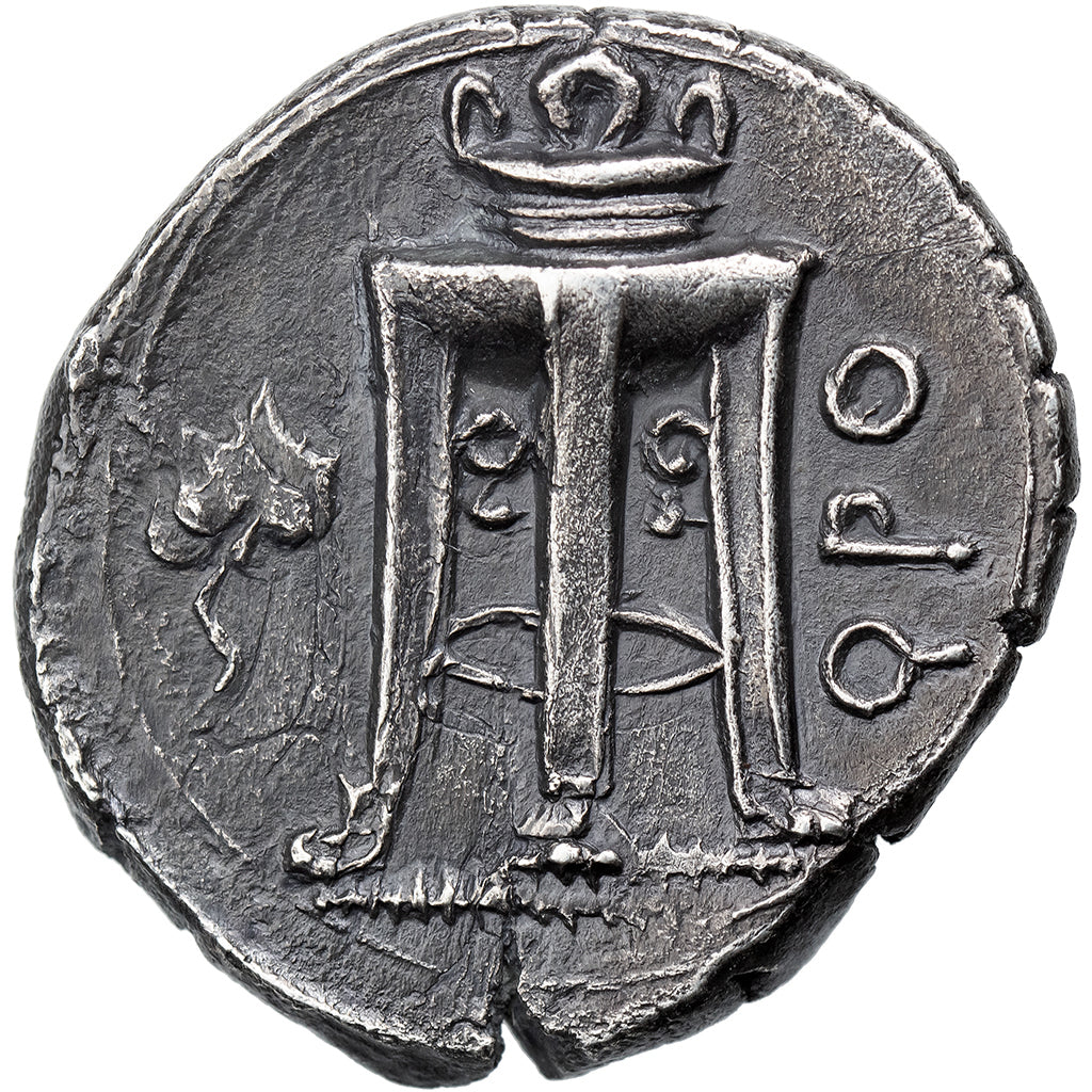 Bruttium, Nomos, ca. 425-380 BC, Kroton, Prata, AU(50-53), HGC:1-1458