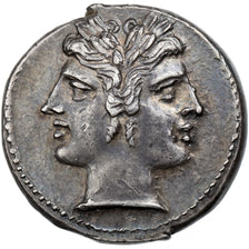 Anonymous, Didrachm, 225-212 BC, Rome, Prata, EF(40-45), Crawford:28/3