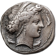 Campânia, Didrachm, c. 300 BC, Neapolis, Prata, EF(40-45), HN Italy:576