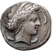 Campania, Didrachm, c. 300 BC, Neapolis, Srebro, EF(40-45), HN Italy:576