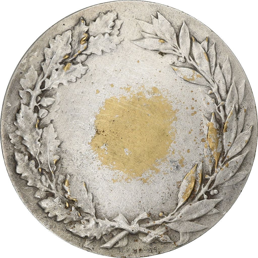 France, Medal, République Française, Silvered bronze, Daniel-Dupuis, H.