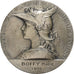 France, Medal, Instruction Primaire, Education Nationale, 1933, Silver, O.Roty