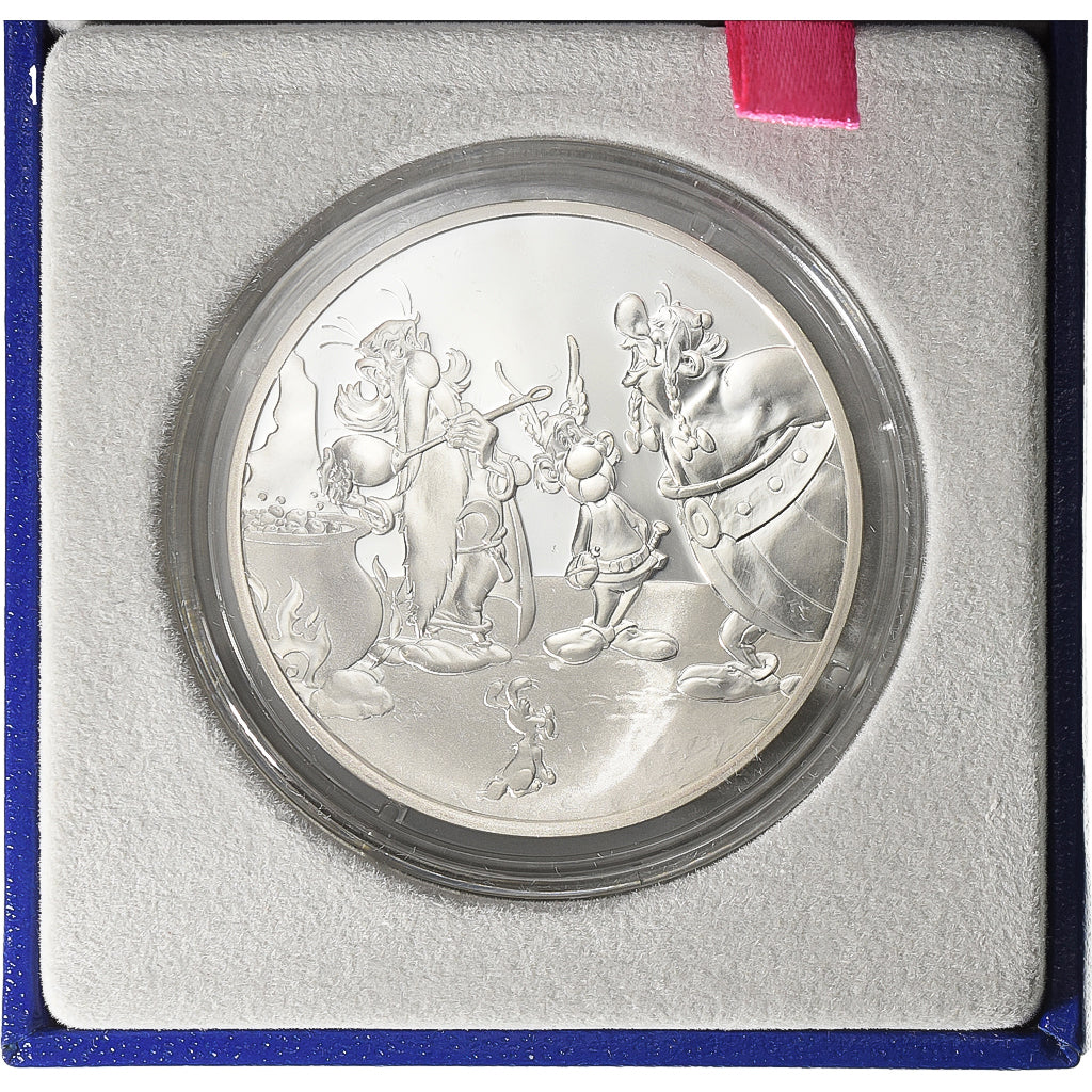 França, 1-1/2 Euro, Astérix - The magic potion, Proof, 2007, MDP, Prata