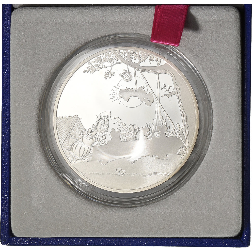 Frankreich, 1-1/2 Euro, Asterix - The Banquet, PP, 2007, MDP, Silber, STGL