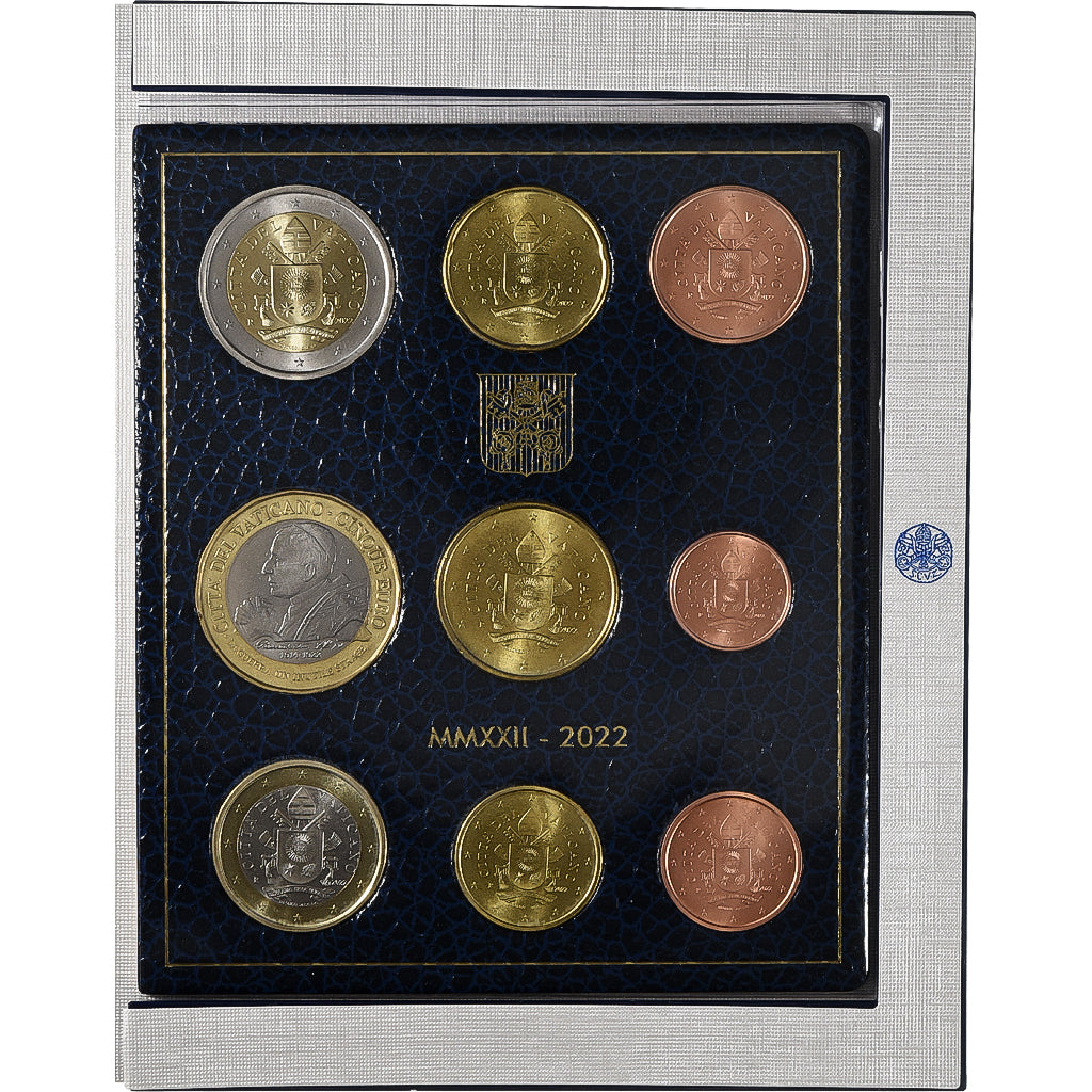 CITTÀ DEL VATICANO, Francis I, Set 1 ct. - 5 Euro, Centenary of the death of