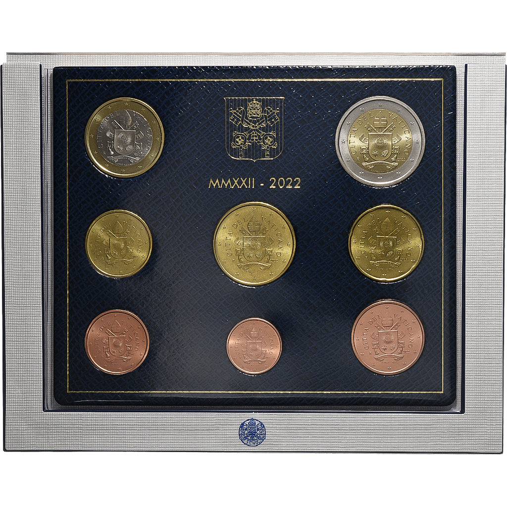 Vatican, Francis I, Set 1 ct. - 2 Euro, 2022, Rome, MS(65-70)
