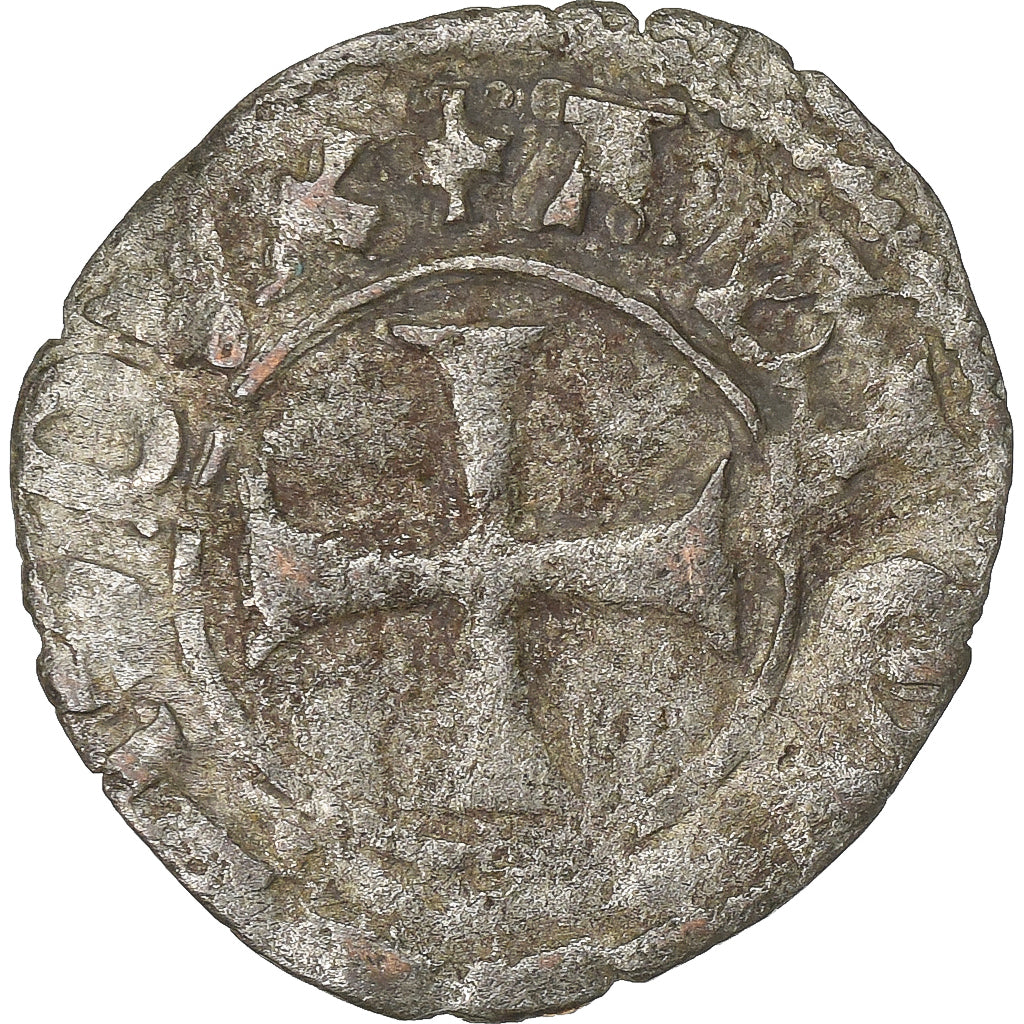 Kingdom of Candia, Antonio Venier, Tornesello, 1382-1400, Venice, Vellón, BC+