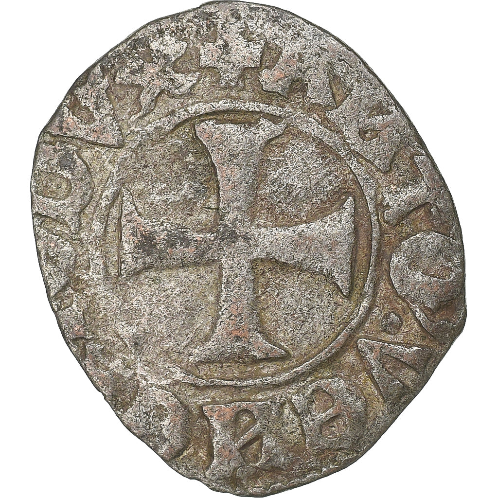 Kingdom of Candia, Antonio Venier, Tornesello, 1382-1400, Venice, Vellón, BC+