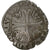 France, Louis XIII, Quinzain (Countermarked douzain), 1640, Trévoux, Billon