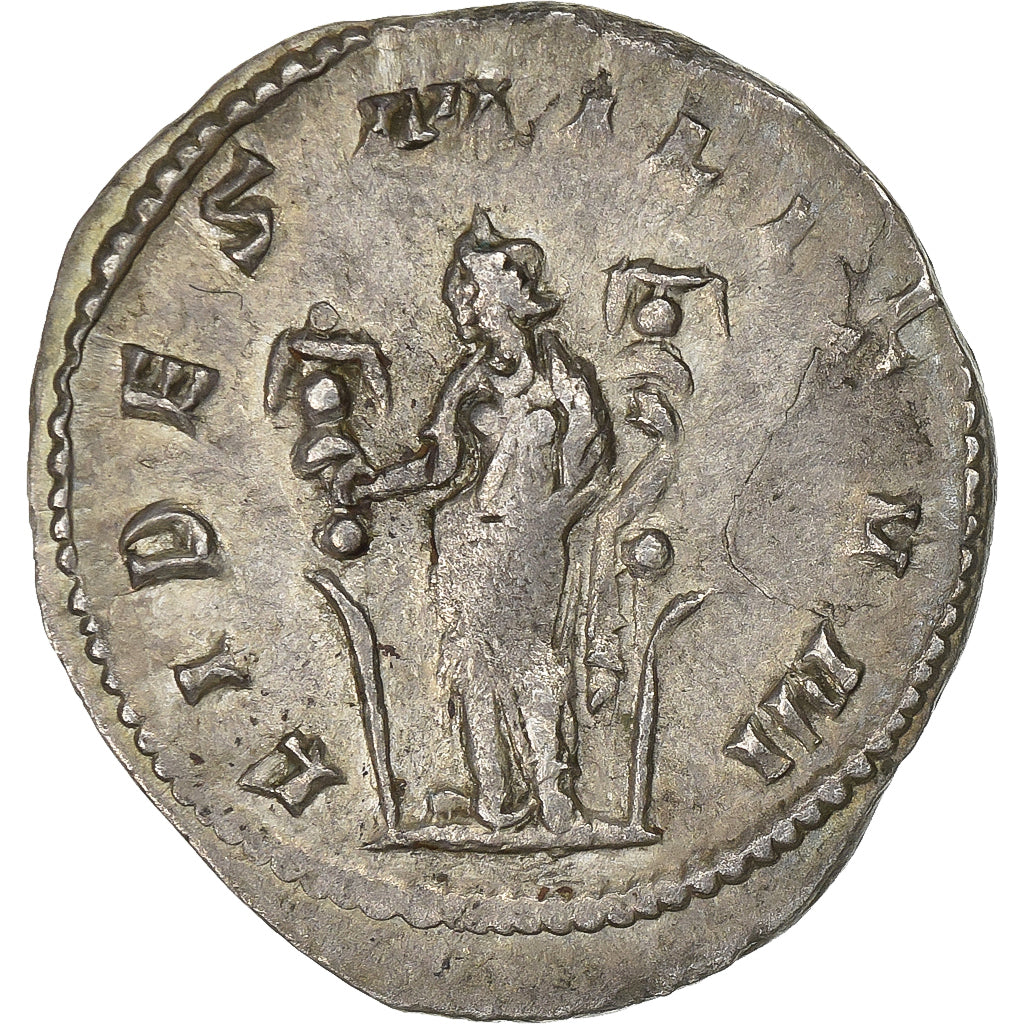 Valerian I, Antoninianus, 256, Lugdunum, Silver, AU(50-53), RIC:6