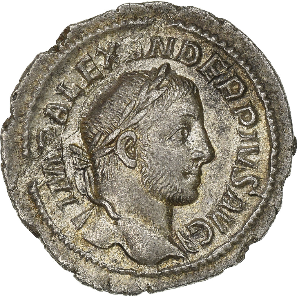 Severus Alexander, Denarius, 231-235, Rome, Silver, AU(55-58), RIC:250c