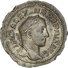 Severus Alexander, Denarius, 231-235, Rome, Silver, AU(55-58), RIC:250c