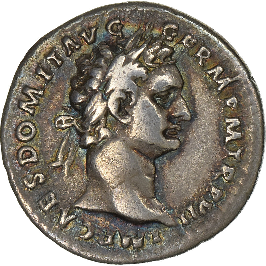 Domitian, Denarius, 88, Rome, Silver, AU(50-53), RIC:576