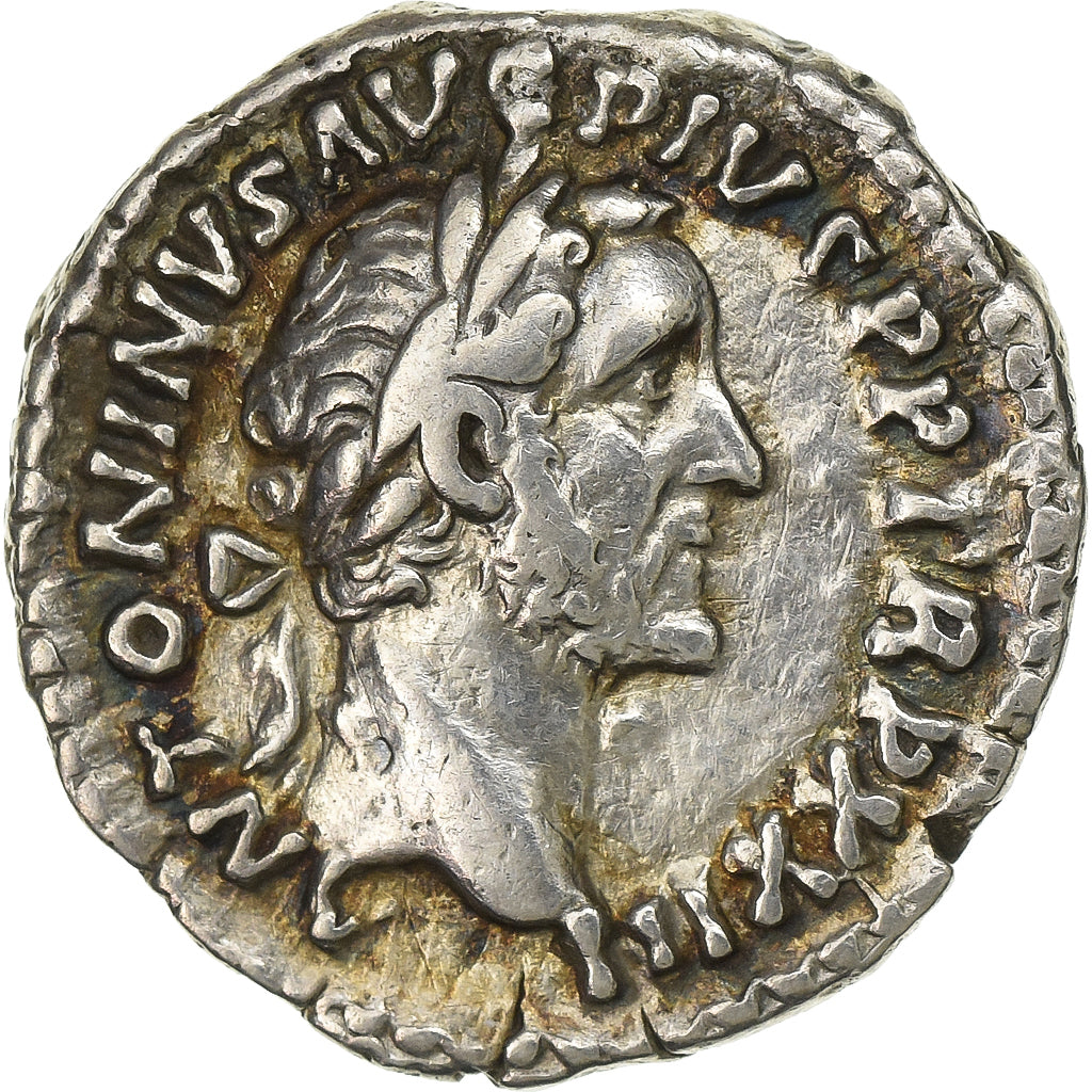 Antonin le Pieux, Denarius, 159-160, Rome, Zilver, ZF+, RIC:301