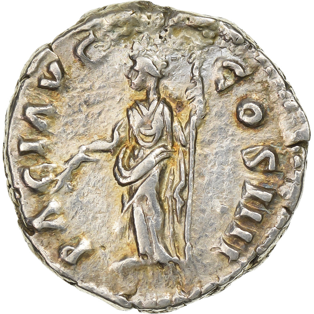 Antonin le Pieux, Denarius, 159-160, Rome, Zilver, ZF+, RIC:301