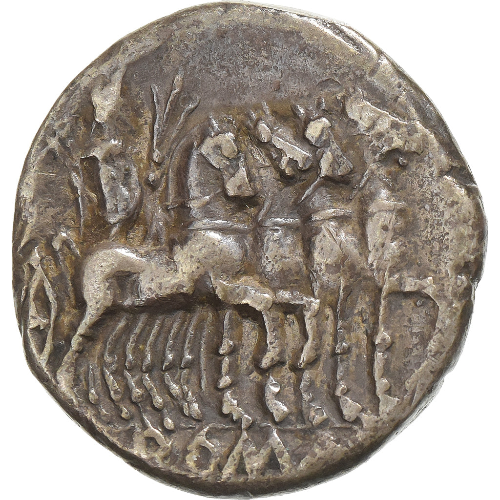 Caecilia, Denarius, 130 BC, Rome, Silver, VF(20-25), Crawford:256/1