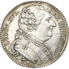 Francja, Token, Ludwik XVI, Etats de Bretagne, 1788, Srebro, Duvivier, AU(55-58)