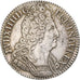 France, Louis XIV, 1/2 Ecu aux trois couronnes, 1710, Paris, Argent, TTB+