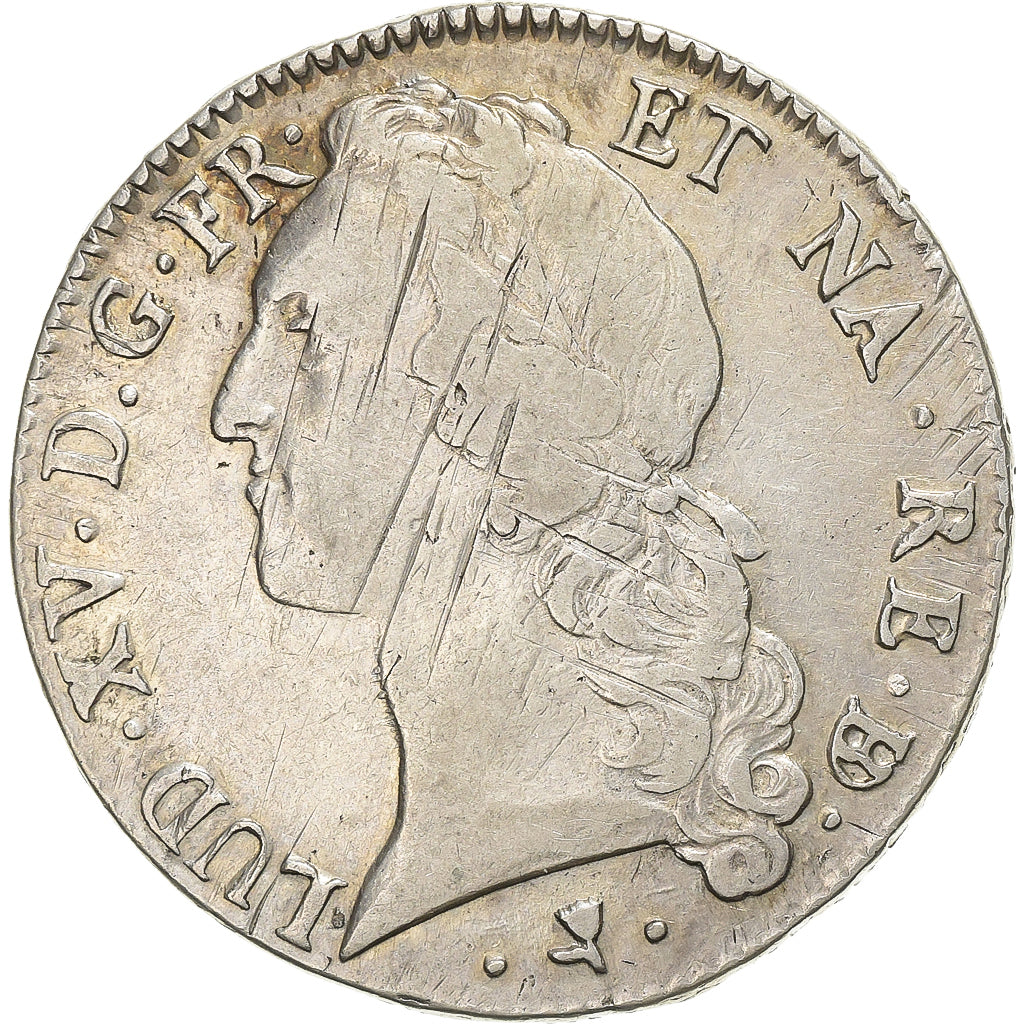 Frankreich, Louis XV, Écu de Béarn au bandeau, 1770, Pau, Silber, S+