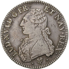 France, Louis XVI, Ecu aux branches d'olivier, 1785, Bayonne, Silver, EF(40-45)