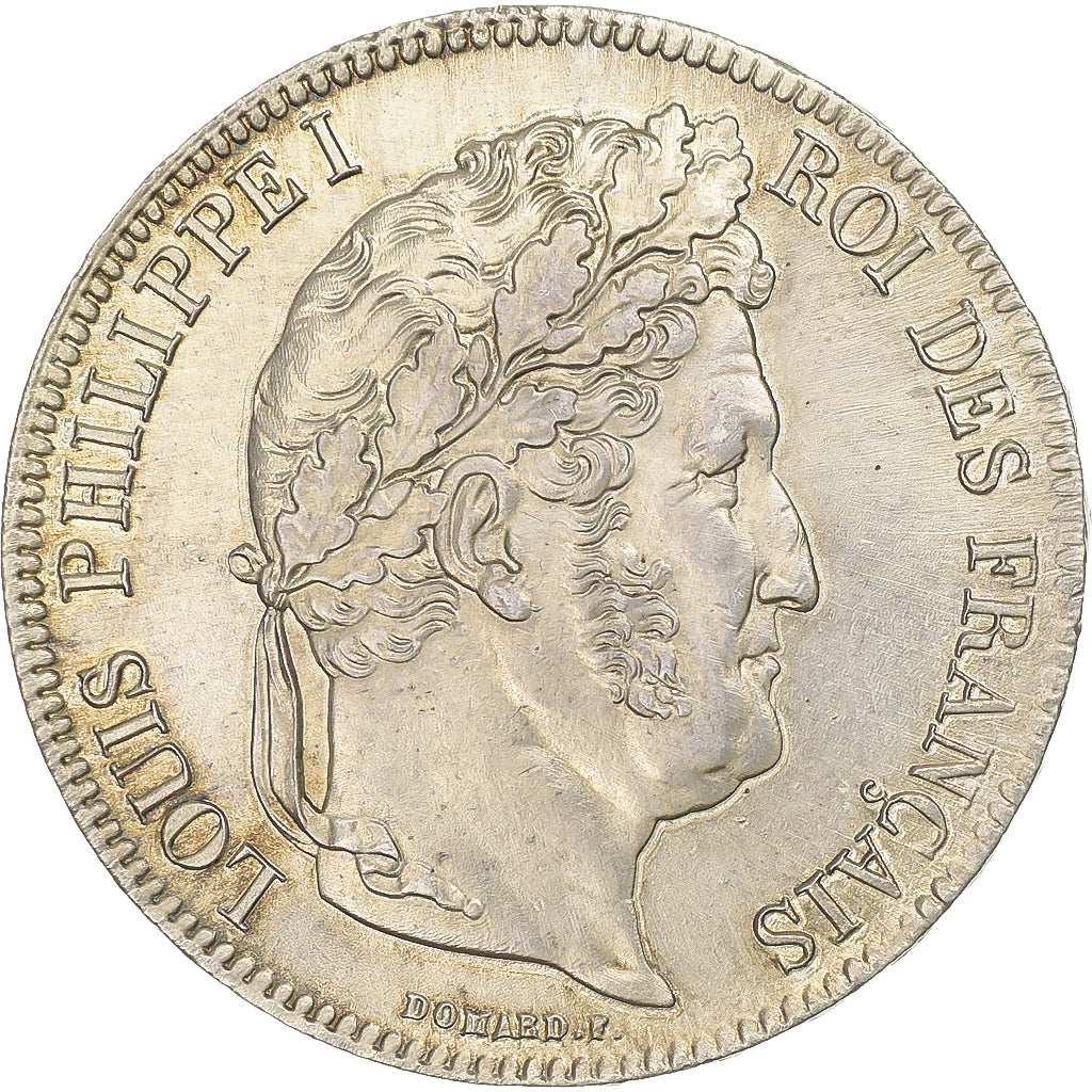 France, Louis-Philippe Ier, 5 Francs, 1832, Lyon, Argent, SUP, Gadoury:678