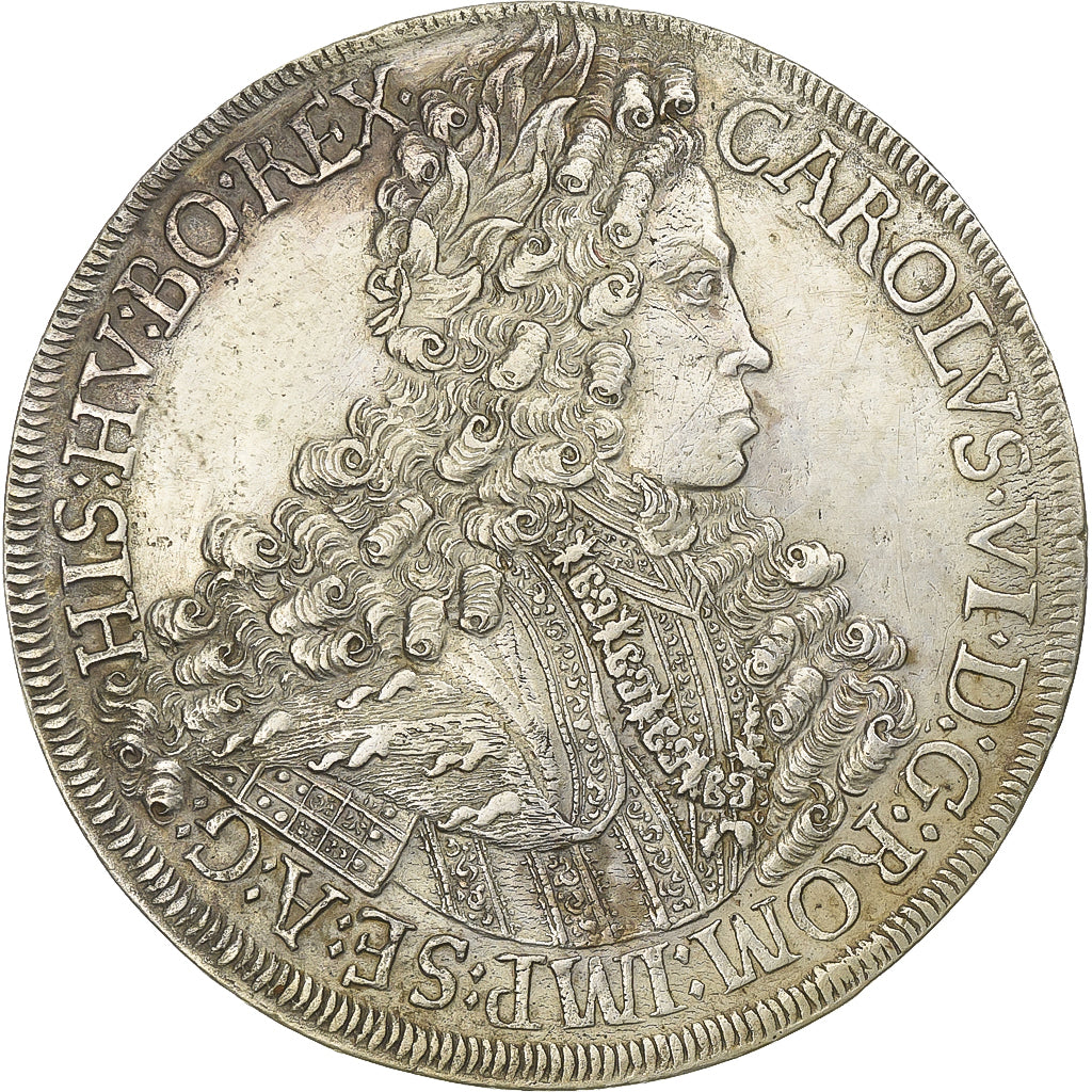 Austria, Karl VI, Thaler, 1713, Hall, Silver, AU(55-58), KM:1552