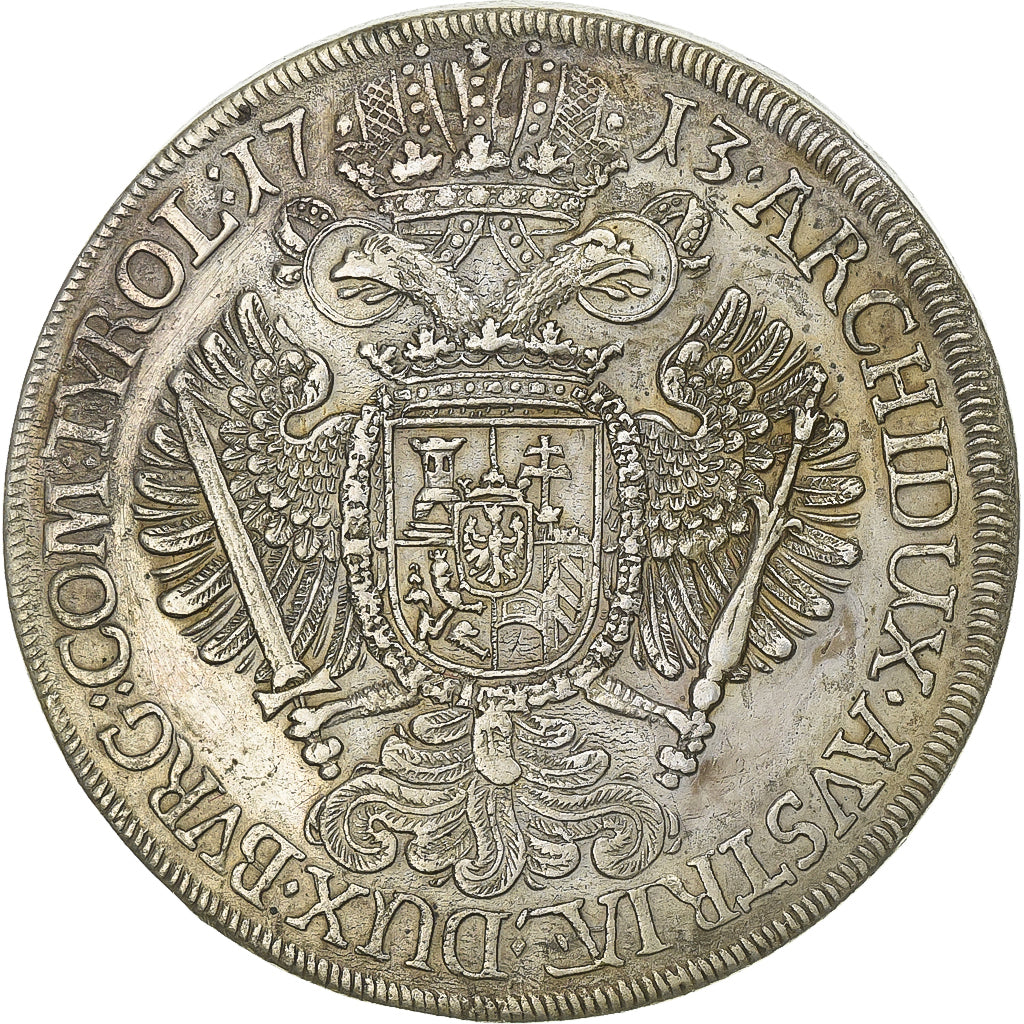 Austria, Karl VI, Thaler, 1713, Hall, Silver, AU(55-58), KM:1552