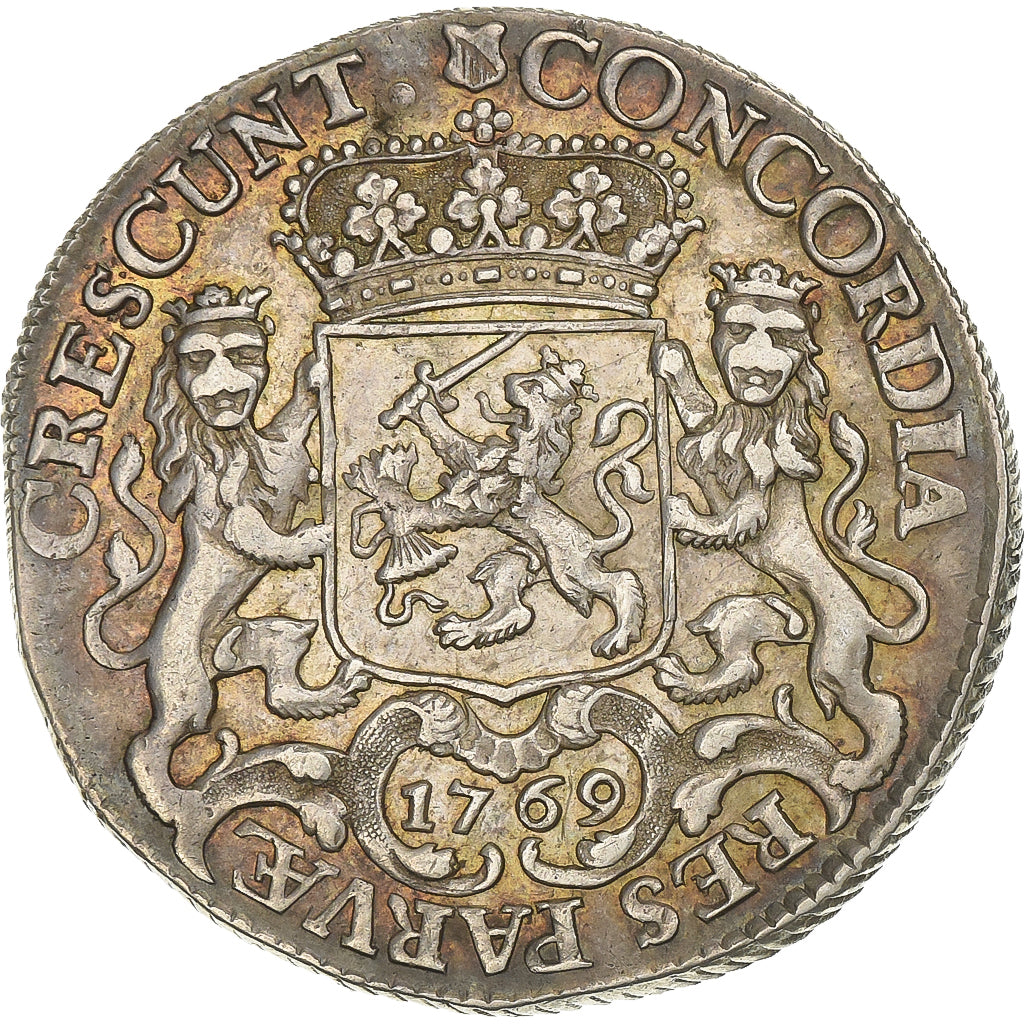 Province of Utrecht, 1/2 Ducaton, 1769, Utrecht, Zilver, ZF+, KM:115