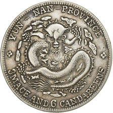 Yunnan Province, Guangxu, 50 Fen, n.d.(1908), Plata, MBC