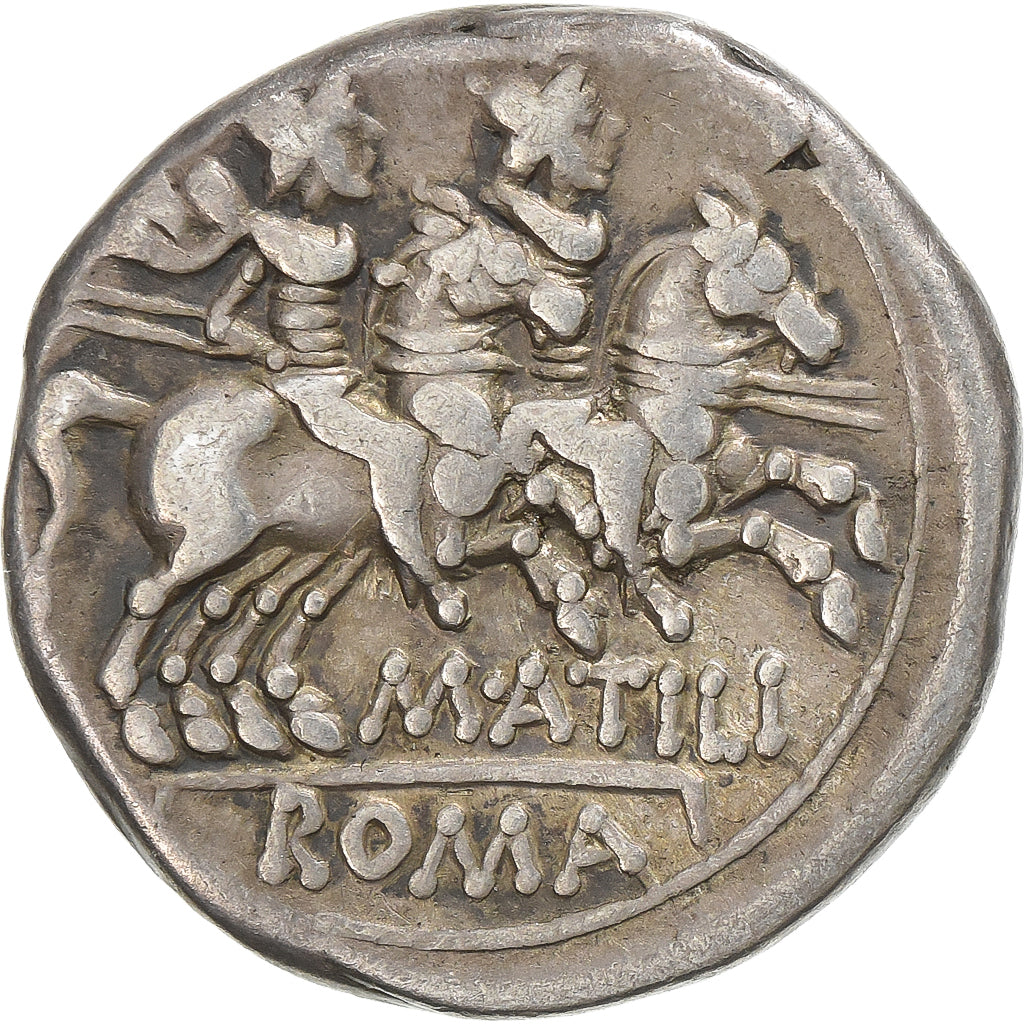 Atilia, Denarius, 148 BC, Rome, Silver, VF(30-35), Crawford:214/1b