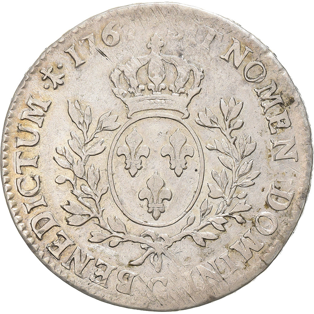 Frankreich, Louis XV, Écu au bandeau, 1767, Caen, Silber, S+, Gadoury:322