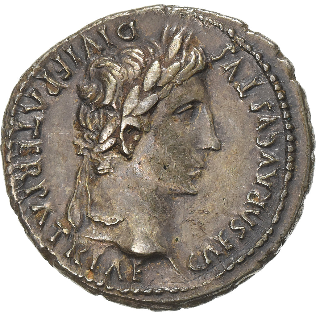 Augustus, Denarius, 2 BC-4 AD, Lugdunum, Silver, AU(50-53), RIC:207