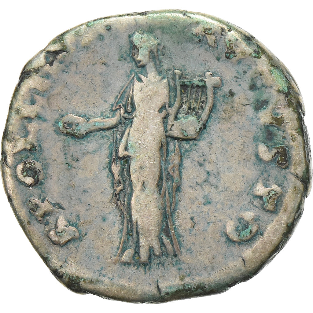 Antoninus Pius, Denarius, 140-143, Rome, Silver, VF(20-25), RIC:63Bc