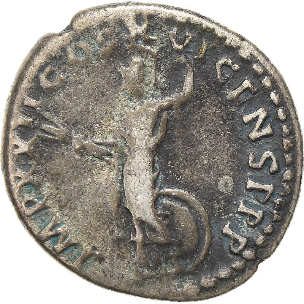 Domitian, Denarius, 92, Rome, Srebro, VF(20-25), RIC:737