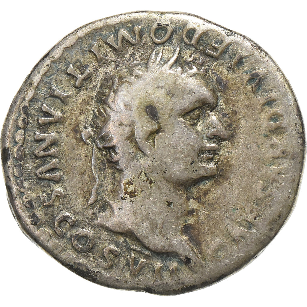 Domitian, Denarius, 80-81, Rome, Silver, VF(20-25), RIC:266
