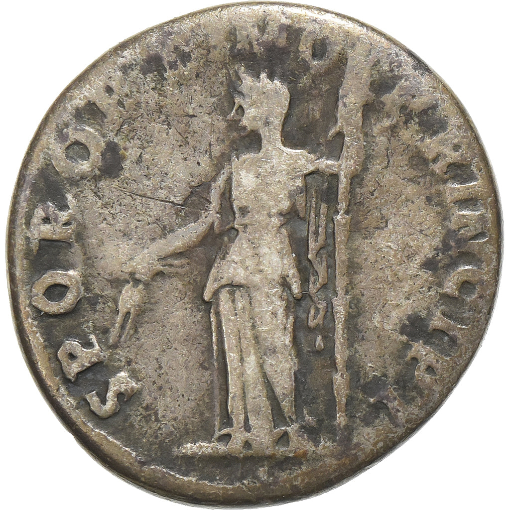 Trajan, Denarius, 103-111, Rome, Argento, MB, RIC:151